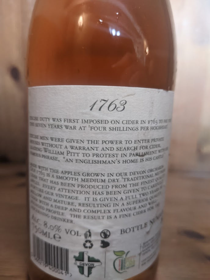 1763 Vintage Cider